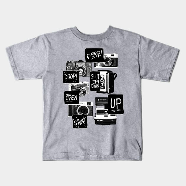 F-Stop Kids T-Shirt by Gintron